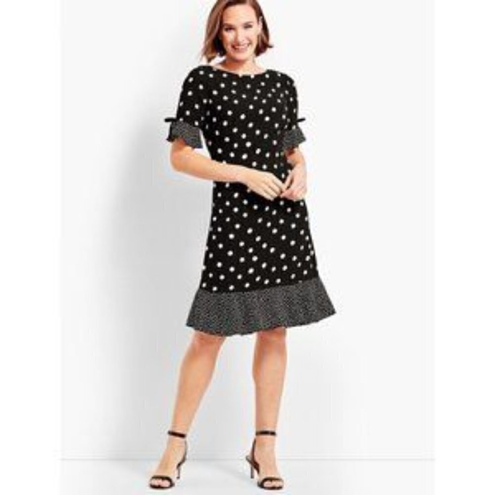TALBOTS CREPE SHIFT‎ DRESS